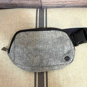 Lululemon Grey/ Black Fanny Pack